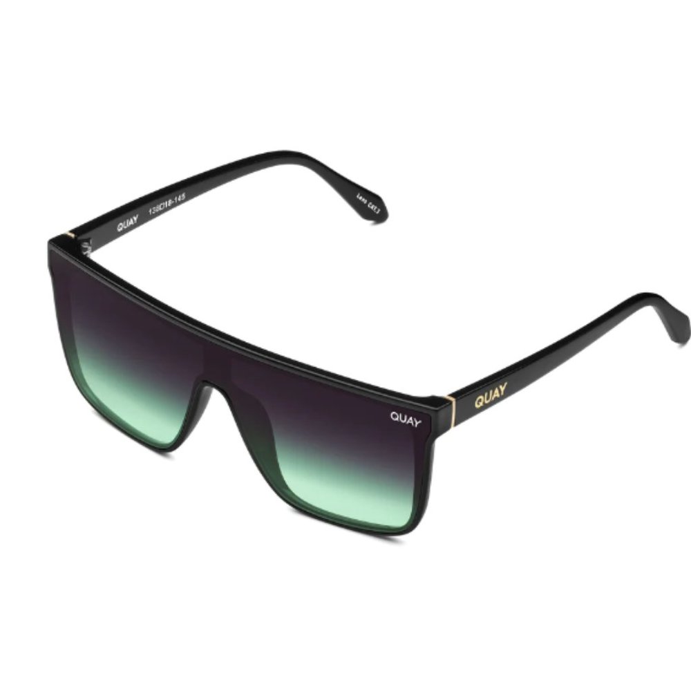 Quay Australia Nightfall - Fade Flat Top Shield Sunglasses